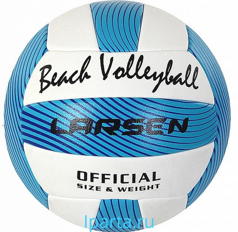 Мяч волейбольный пляжный LARSEN SOFTSET BLUE Iparta