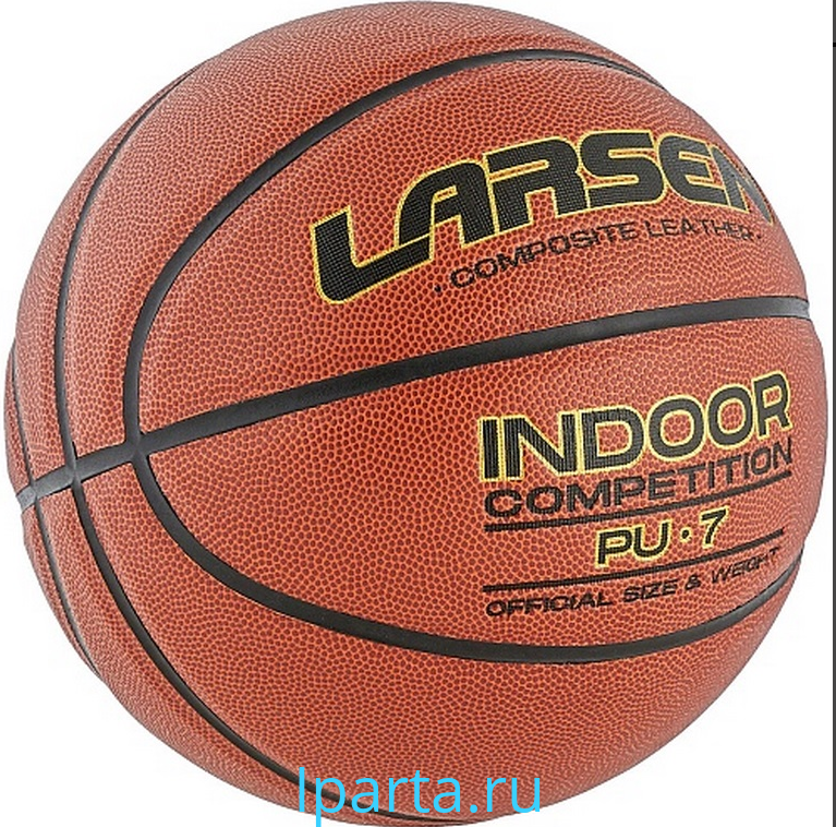 Мяч баскетбольный LARSEN PU-7 ECE р.7 полиуретан Iparta