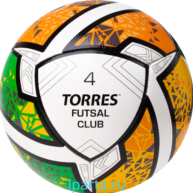 Мяч футбольный TORRES FUTSAL CLUB, р.4, синт. кожа (полиуретан) Iparta