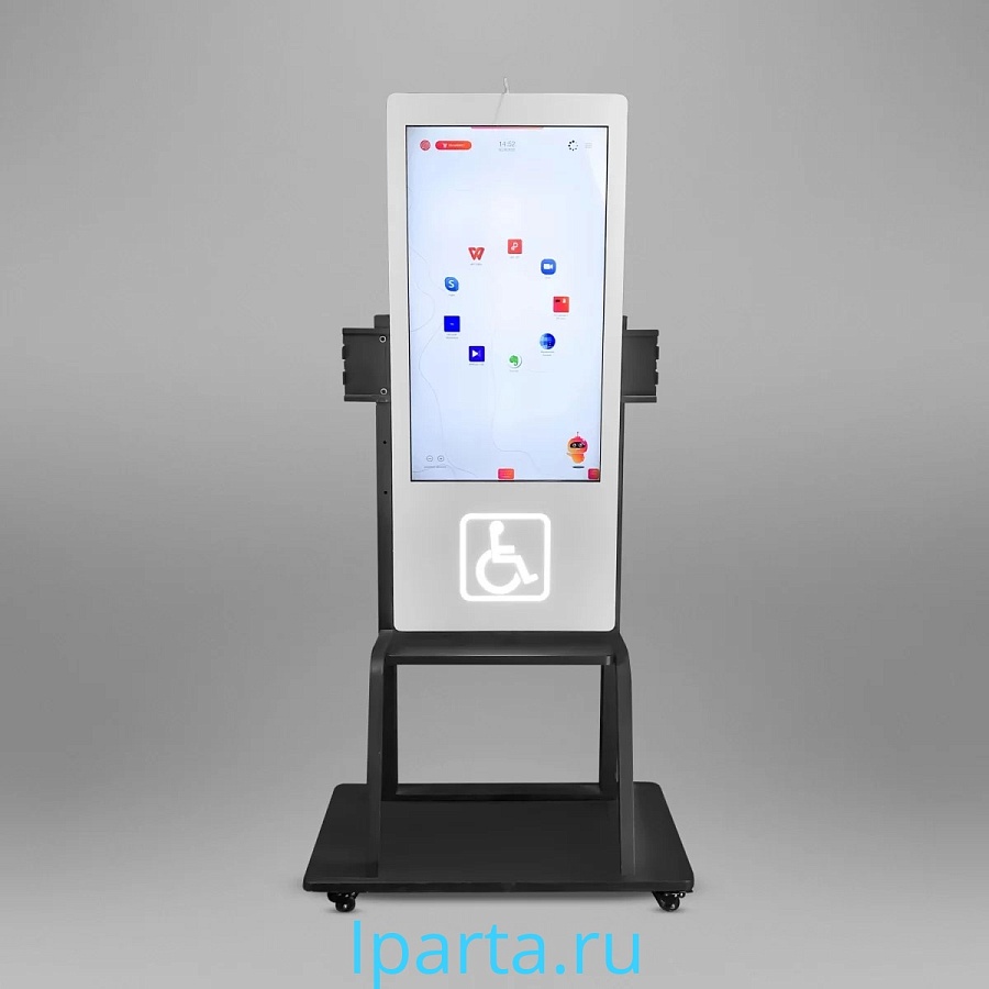 Настенный интерактивный киоск Aurora 43" с индукционной петлёй интернет магазин Iparta.ru