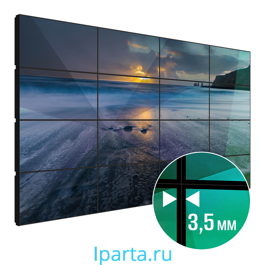 Видеостена LigaSmart 4х4 / 3,5мм интернет магазин Iparta.ru