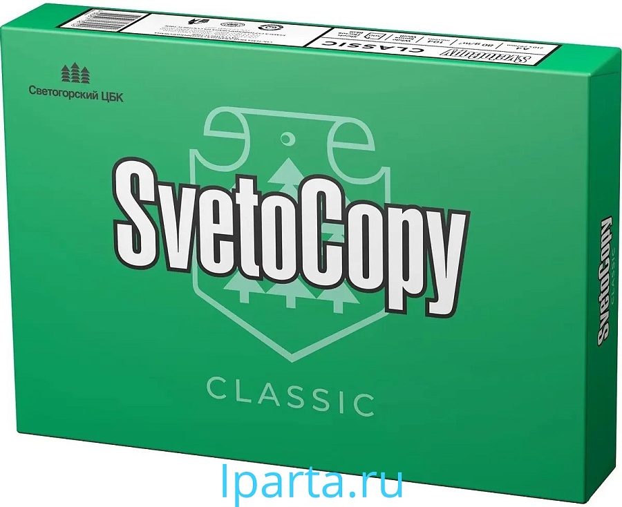 Бумага SVETOCOPY Classic, A4, 500л Iparta